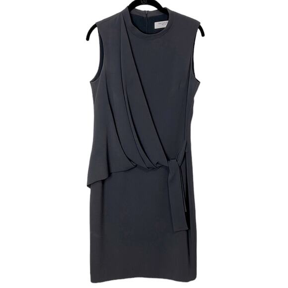 M.M. Lafleur Marian Charcoal Grey Dress women’s size 8 - Picture 2 of 6
